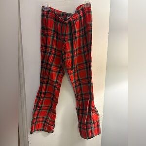 Old Navy Red Plaid Pajama Bottoms